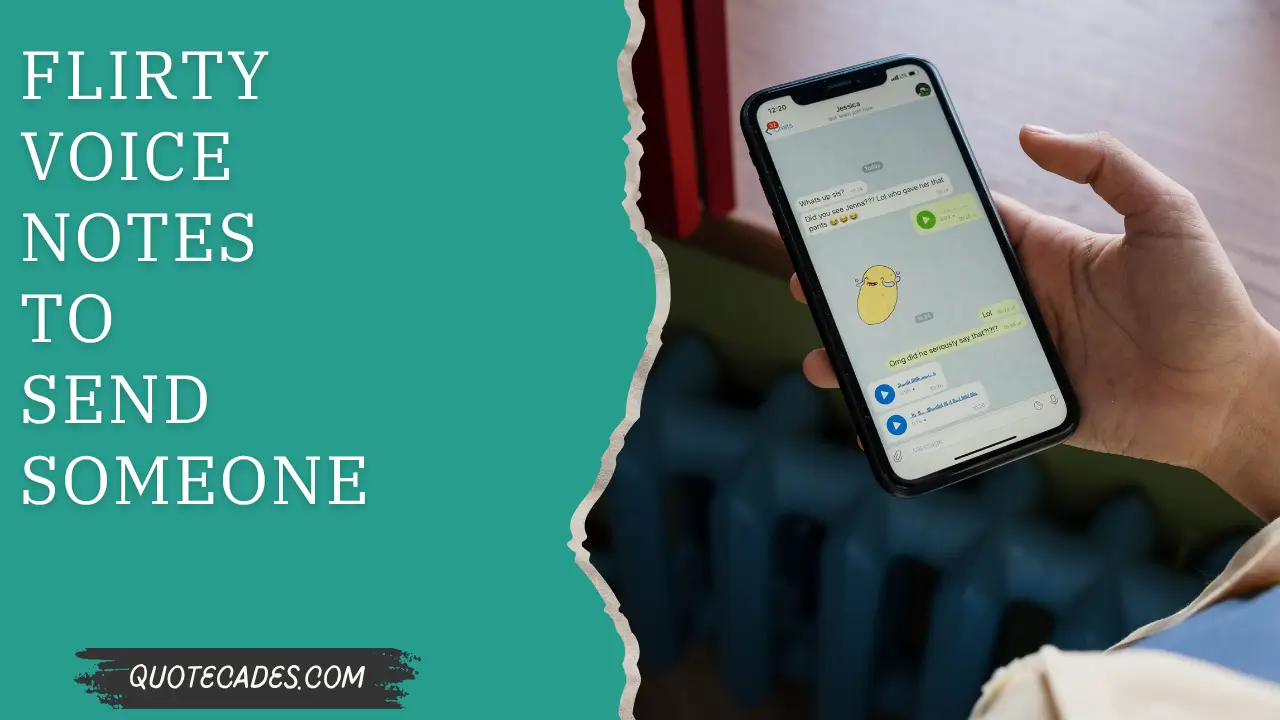 Flirty Voice Notes To Send Someone