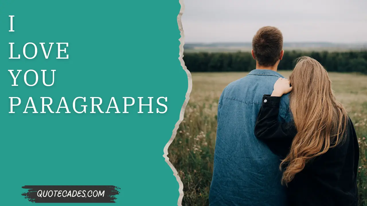 I Love You Paragraphs 