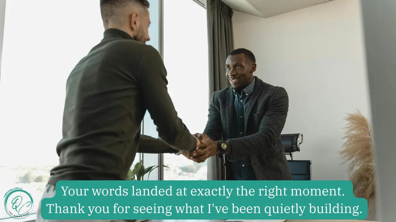 Professional Thank You Message for Appreciation