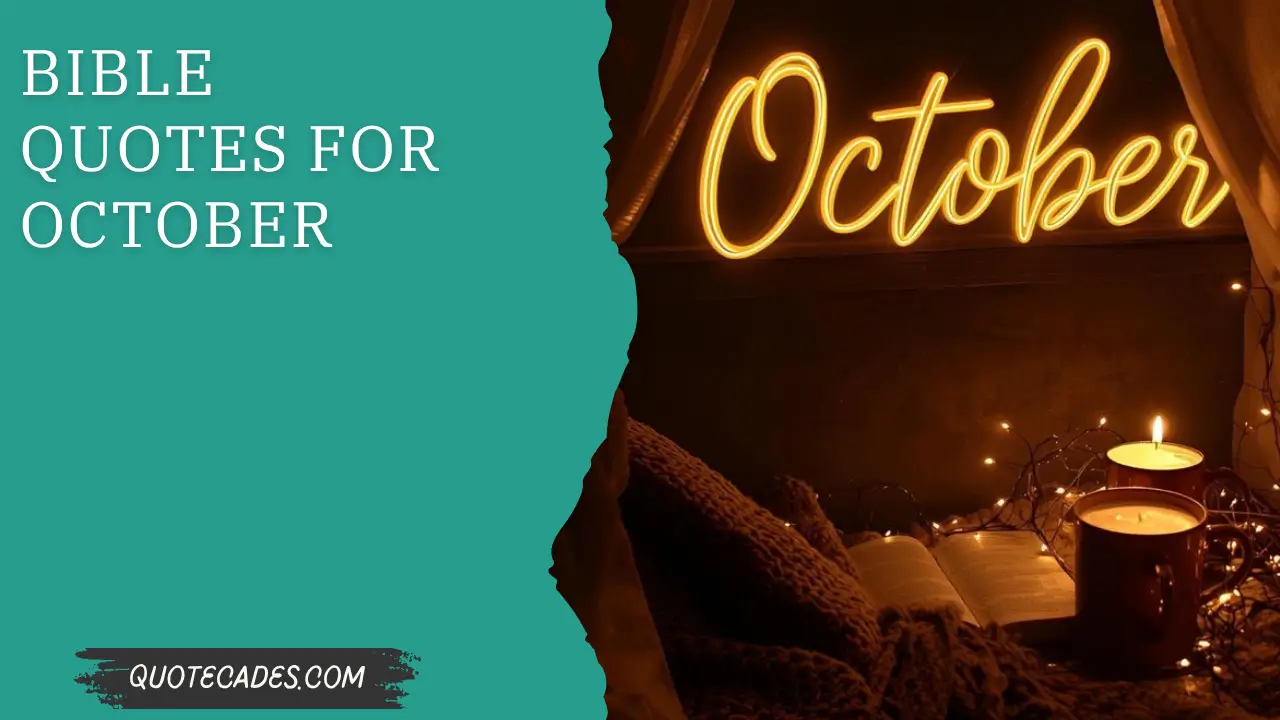 Bible Quotes For October
