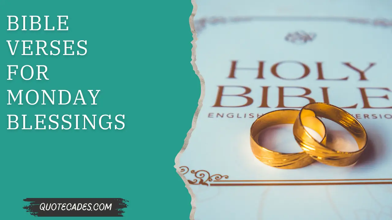 Bible Verses for Monday Blessings
