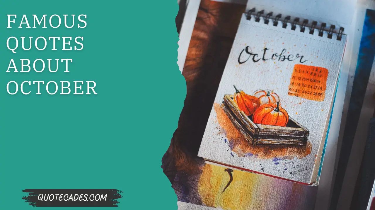 Famous Quotes About October