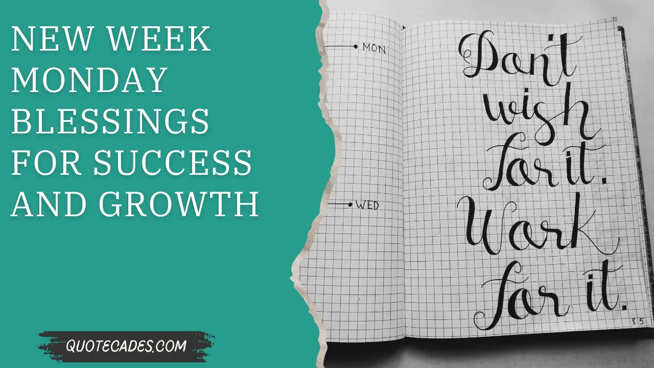 New Week Monday Blessings for Success and Growth