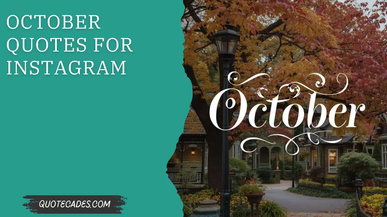 October Quotes For Instagram