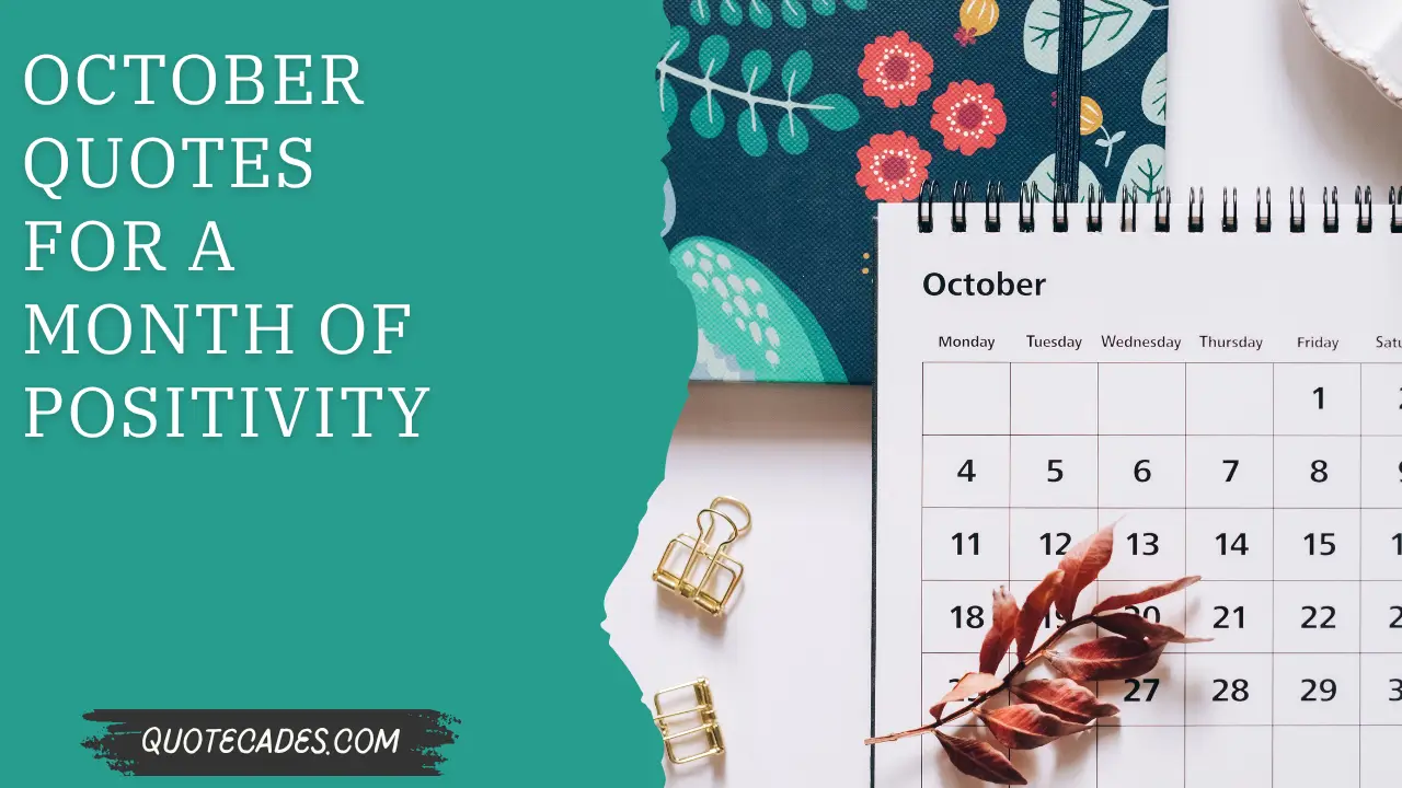  October Quotes for a Month of Positivity